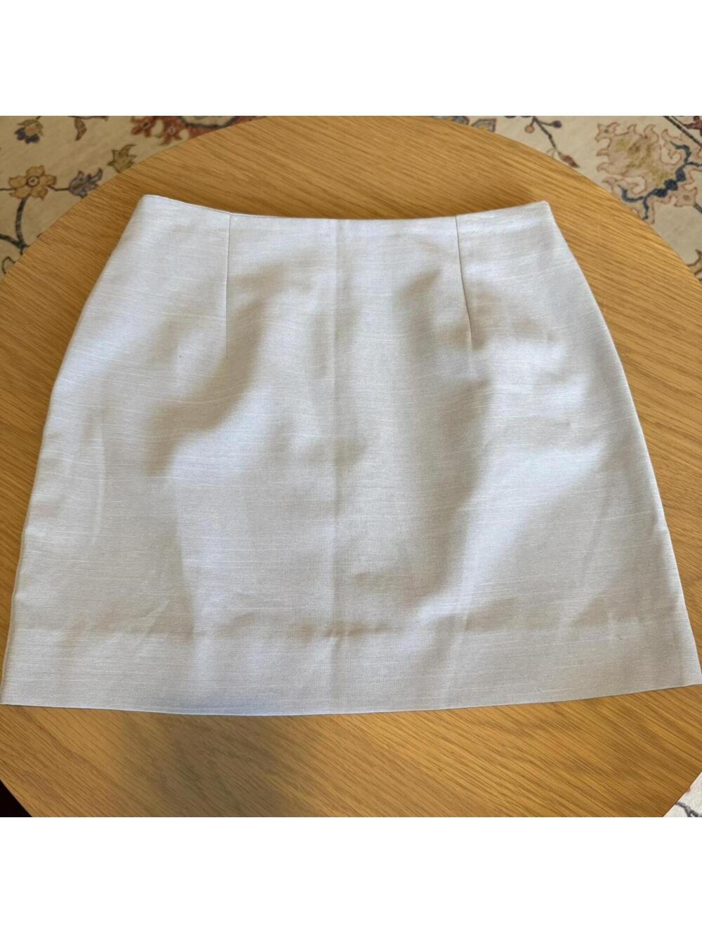 Minimalist Light Blue Skirt – Size S